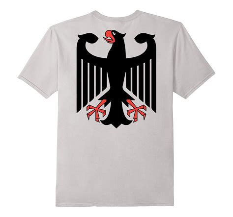 schwarzes nike t shirt mit weissem bundesadler